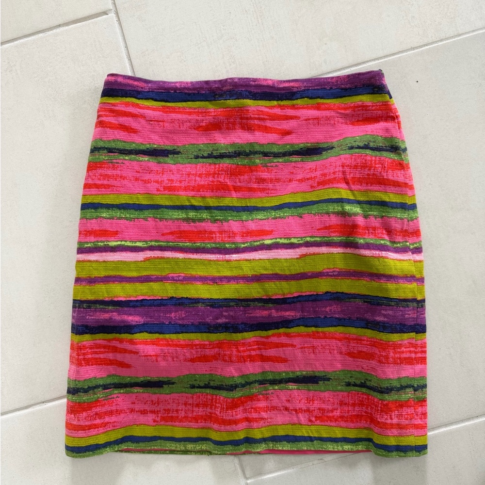 Premise Multicolor Striped Pencil Skirt